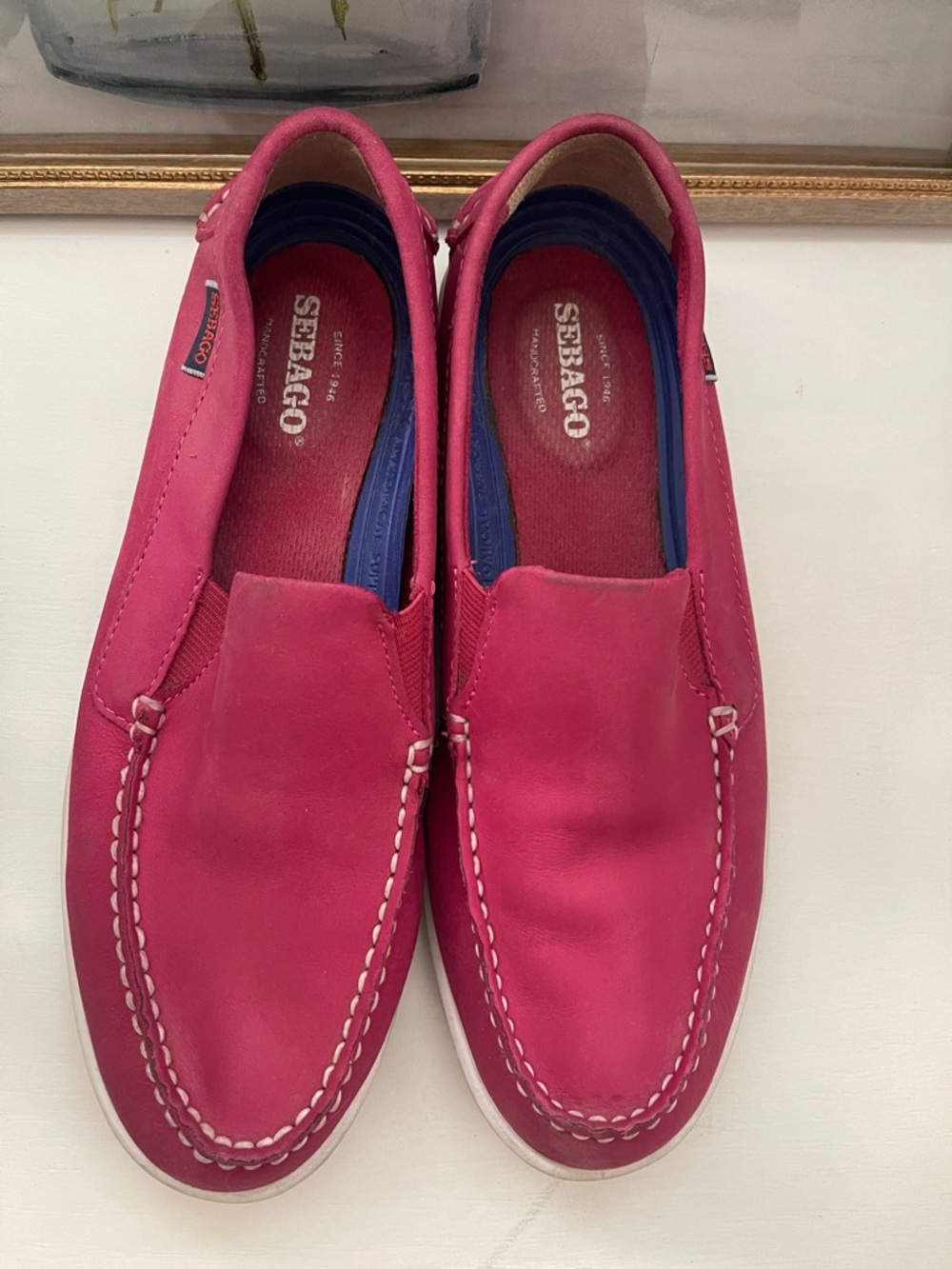 Sebago Women's Hot Pink Slip-On Boat Shoes
